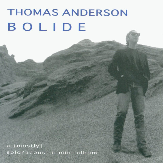 cover of the album 'Bolide', by Thomas Anderson